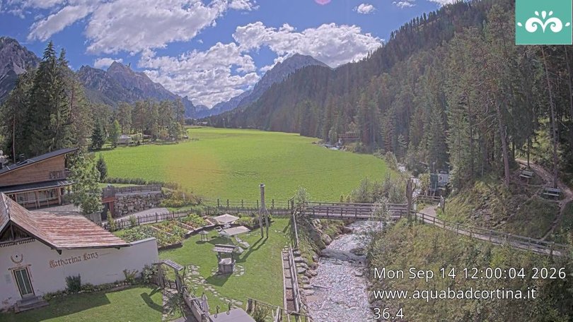 Webcam a San Vigilio verso il Fanes-Senes-Braies