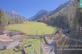 Webcam in San Vigilio towards Fanes-Senes-Braies
