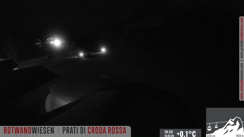 Webcam auf die Rotwandwiesen im Gebiet Drei-Zinnen/Tre Cime Dolomiti