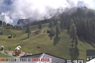 Webcam auf die Rotwandwiesen im Gebiet Drei-Zinnen/Tre Cime Dolomiti